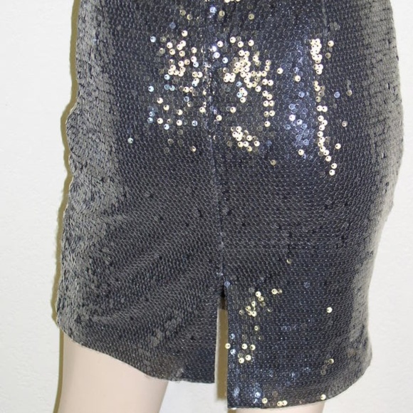 Calvin Klein NWT Sequined Mini Skirt #5066 - Picture 4 of 5